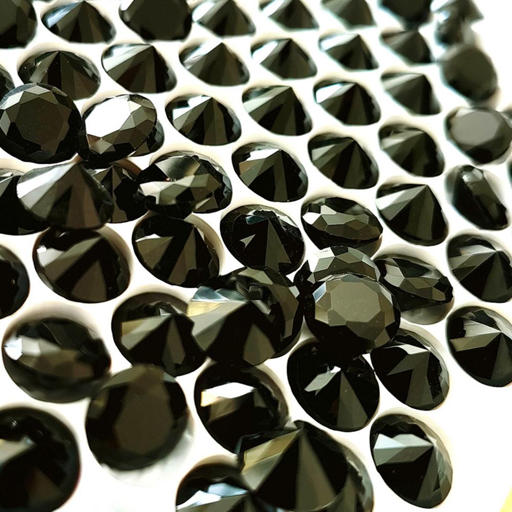 10mm Colorful Crystal Glass Diamond Party Decor Gems Wedding Table Ornaments DIY Accessories Pack of 10