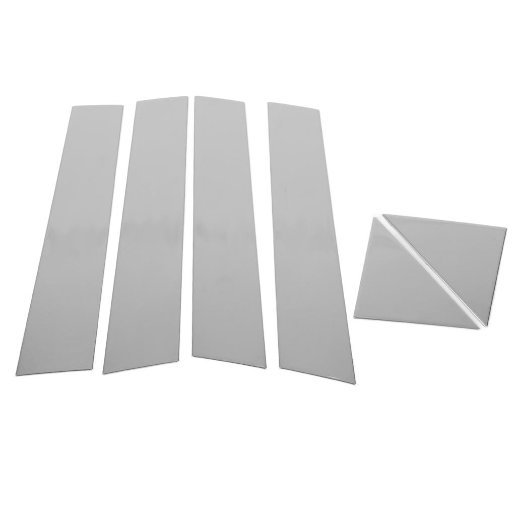 6pcs Door Window Chrome Pillar Post Trim 304 Stainless Steel Car Accessories Replacement for Chrysler 300 300c 2005‑2010