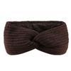 Velvet Autumn and Winter Knitted Hair Accessories, Thick Yarn Headband, Warm and Cold Resistant Sports Headband, Ear Protection Cover, Cross Headband