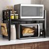 Floor-Standing Kitchen Rack: Rice Cooker, Microwave & Oven Organizer Shelf