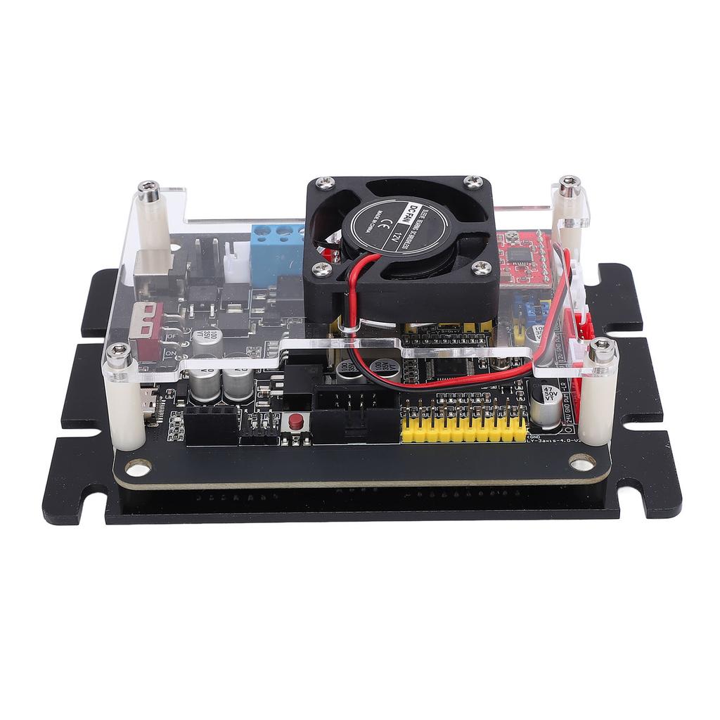 Scheda di Controllo Macchina per Incisione CNC con Ventola di Raffreddamento 2 Assi 3 Assi Scheda Controller GRBL a 32 Bit Supporta Motore Mandrino 300W 500W 48VDC