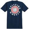 Nuova Maglietta Spitfire Wheels OG Classic Fill Blu Navy Rosso