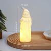 Christmas LED Night Lights Santa Claus Snowman Flameless Candle Light Bedroom Bedside Festival Party Home Decor Ambiance Lamp