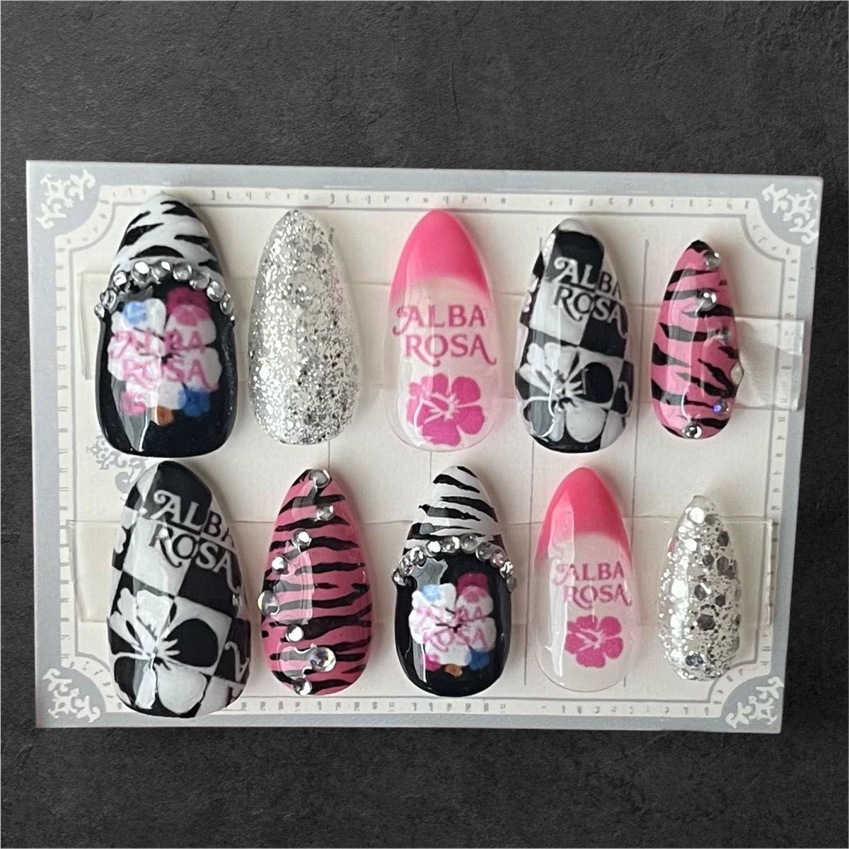 ALBA ROSA Nail Tip Gal Heisei Gal