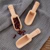 Wooden Bath Salt Spoon Natural Wood Multifunctional Scoop Ergonomic Handle Beech Kitchen Spoon for