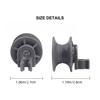 Convenient Dishwasher Assembly Plastic Texture Replacement Rollers Dishwasher Upper Rollers Efficient Dishwasher Wheels