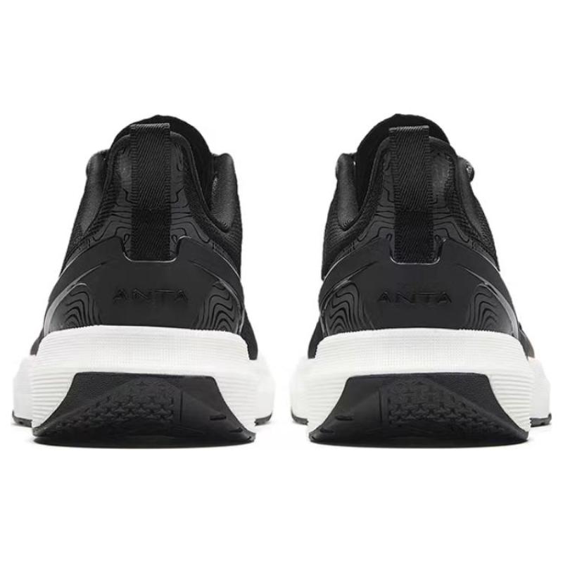 Anta Shock-absorbing And Waterproof Low-Top Training Shoes Men's Black Sneakers 112347782-2