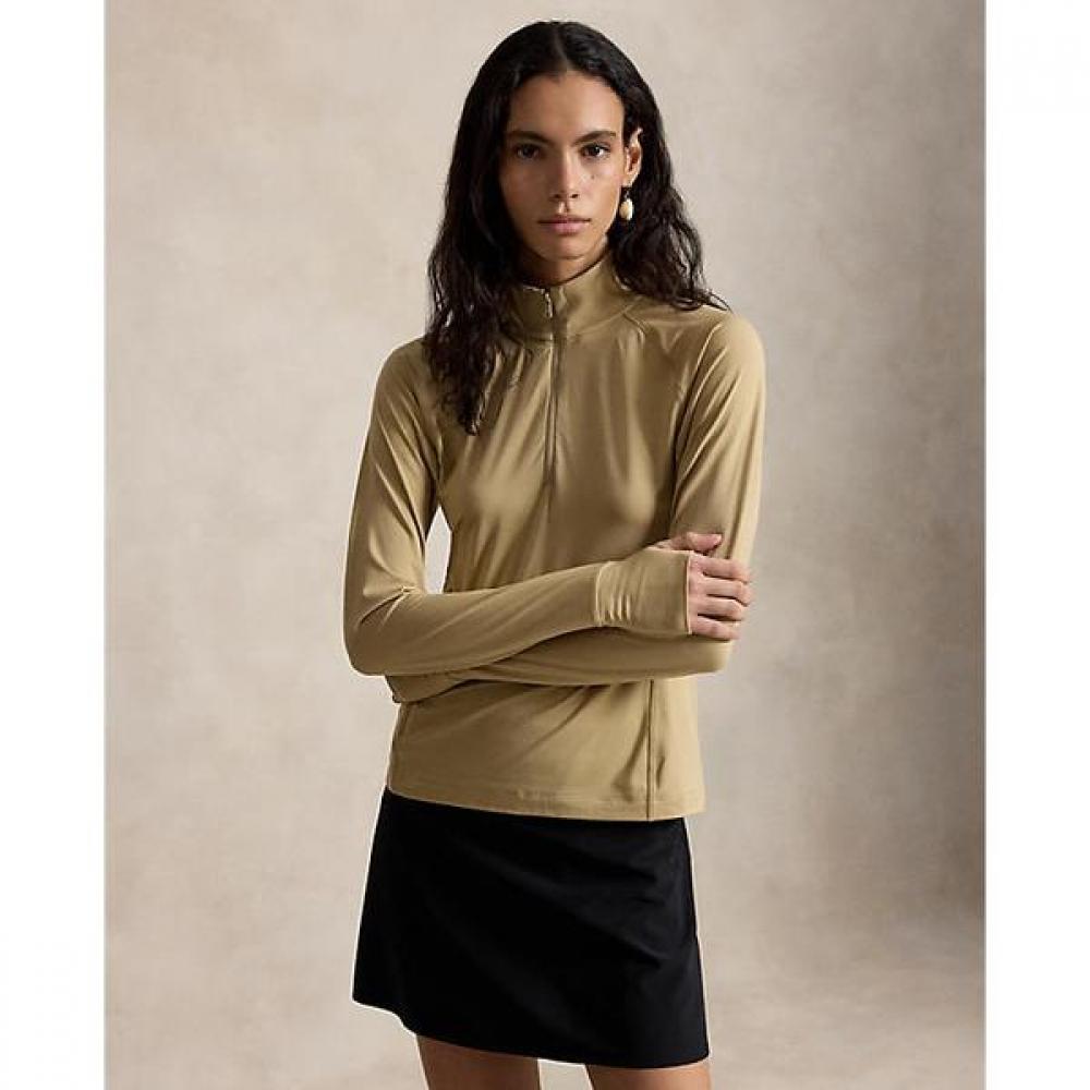 

Polo Ralph Lauren Women S Stretch jerSey Quarter Zip Wmxgkninc020329230 L