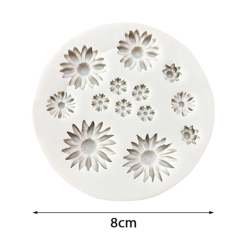 Daisy Wild Chrysanthemum Flower Shape Silicone Mold Baking Mold Cake Decorating