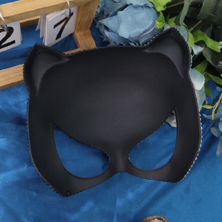 Halbgesichtsmaske Venezianische Maske Strasssteine Maskenball Maske Katzenmaske Maskenball Maske für Halloween Karneval Cosplay