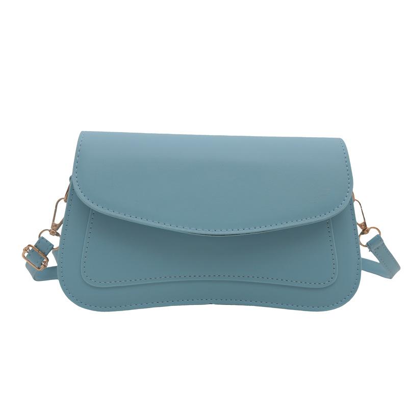 

Сумка жіноча модна сумка-мессенджер ніша універсальна корейська версія жіноча сумка високого класу нова маленька квадратна сумка в стилі ретро синій