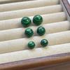 Malachite Earrings: 2025 Light Luxury Style, 925 Sterling Silver, Green Accessories for Women