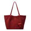 Fashionable Tote Bag, Large-capacity Mother-and-child Bag, Casual and Retro Underarm Single-shoulder Bag