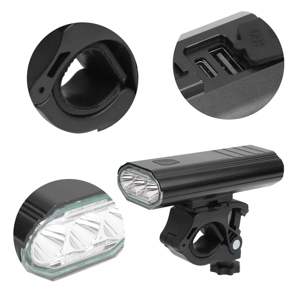 USB Rechargeable Headlights Mountain Bike High Brightness Night Riding Front Light
