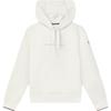 Knitted Hooded Sweatshirt Simple Fashion Loose Casual Women Tops Steam-White F11W341207F-IV