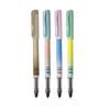 Flair Inky Move Fountain Pen Blister Pack Matte Pastel Body Colors Blue Ink Pack of 4 with Free 2 Jumbo Cartridges 114