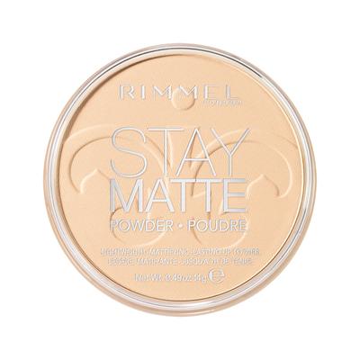 Matujący Puder Prasowany Stay Matte RIMMEL London 001 Transparent 14 G