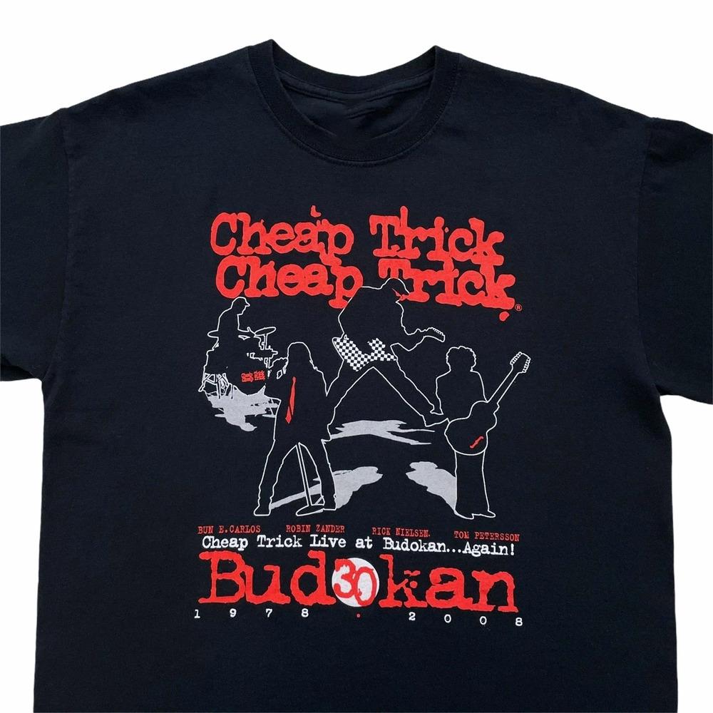 Cheap Trick Concert Men T-shirt Black Cotton All Sizes S to 5XL Unisex T-Shirt L
