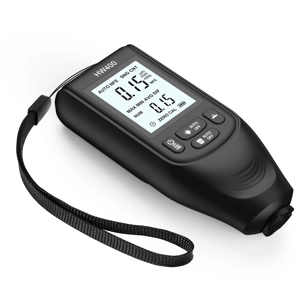 HW400 Car Paint Coating Thickness Tester Car Paint Electroplating Metal Coating Thickness Tester 1pc