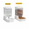 2 in 1 Gravity Pet Feeder Water Dispenser 2.2KG 4L Large Capacity Automatic Refill Bowl For Cats Small Dogs