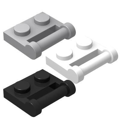 MOC 48336 Accessories 1x2Single Side Hinge Plate With Handle Normal Brick Building Blocks Assemble The Part Accessory Model Sets