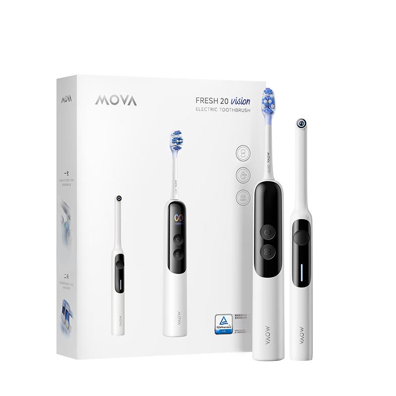 Mova Fresh 20 Vision AI Visual Sonic Electric Toothbrush Set