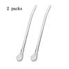 Straw Spoon Multi-purpose Stainless Steel Straw Spoon Cute Creative Coffee Stirring Spoon Juice Milk Tea Spoon