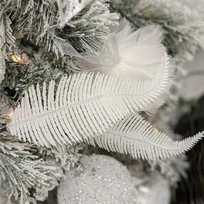 5 Stücke Weihnachtsbaum Dekoration Clip Auf Feder Glitzernden Kugeln Ornament