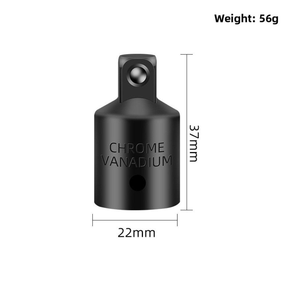 New 1/2 3/8 1/4 Inch Impact Adapter Chrome Vanadium Steel Portable Reducer Set Durable Wrench Adapter Tool Accessories