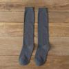 Women's Cotton Knee High Socks, Casual Solid Color Knit Knee Socks Mutiplecolors