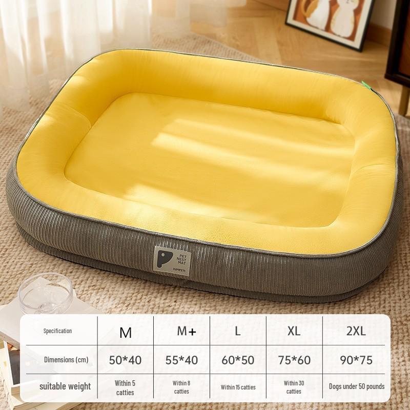 Year-Round Removable & Washable Dog Bed - Cozy Winter Warmth, Perfect for Small & Medium Dogs and Cats