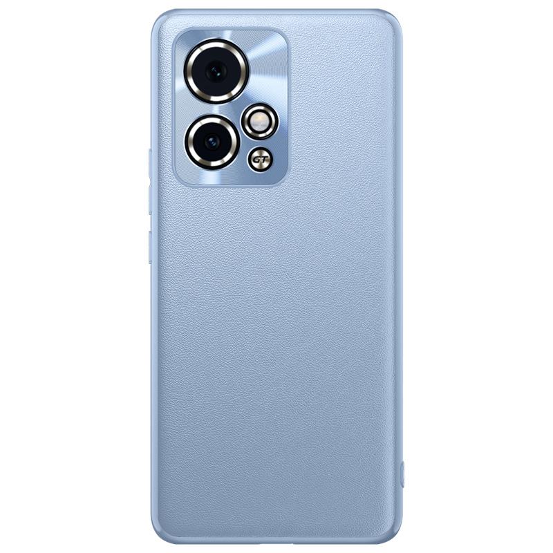 Applicable To Honor 11GT Plain Leather Case Honor 11 GT Fine Hole Metal Lens Anti-drop All-inclusive Case