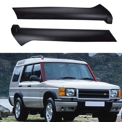 1 Pair Front Window Windshield A-Pillar Panel Molding Trim Outside Compatible For 1999-2004 Discovery DCB500060PMA DCB500070P