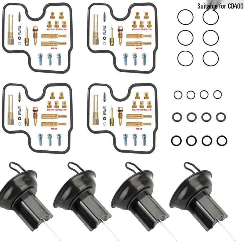GN125 Carburetor Repair Kit - Professional Configuration with Picture Guide