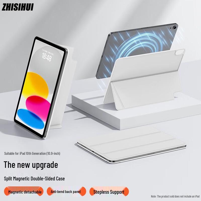 Zhi Si Hui Magnetic Detachable Folio Case for Apple iPad iPad 10th Gen (A16) 11