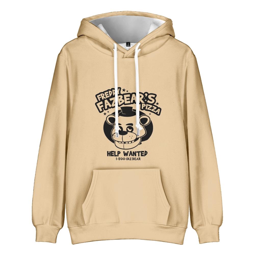 New Five Nights At Freddy's Hoodies Streetwear Cartoon Printed Hooded Sweatshirt Men Women Cosplay Sports Pullovers