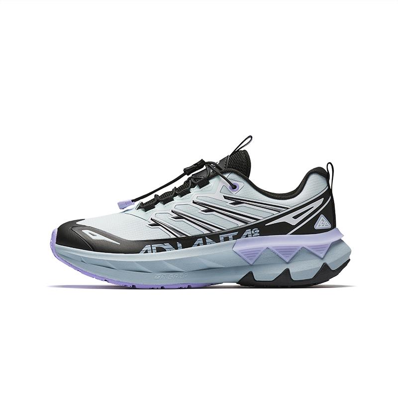 Anta Kids Running Series Trendy Fashion Comfortable Mountain Trail Outdoor Sports Casual Low-Top Shoes Kids Shoes Ice-Crystal-Green Black A22535517