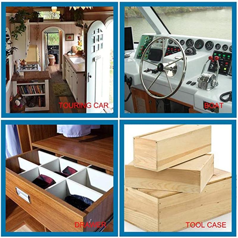 Latch Button Style Lock for Boat RV Motorhome Home Furniture Safety Lock Hardware Latch Button Locks for Drawer Door