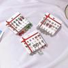 Christmas Earrings For Women Holiday Earrings For Girls Bow Tree Snowflake Earrings