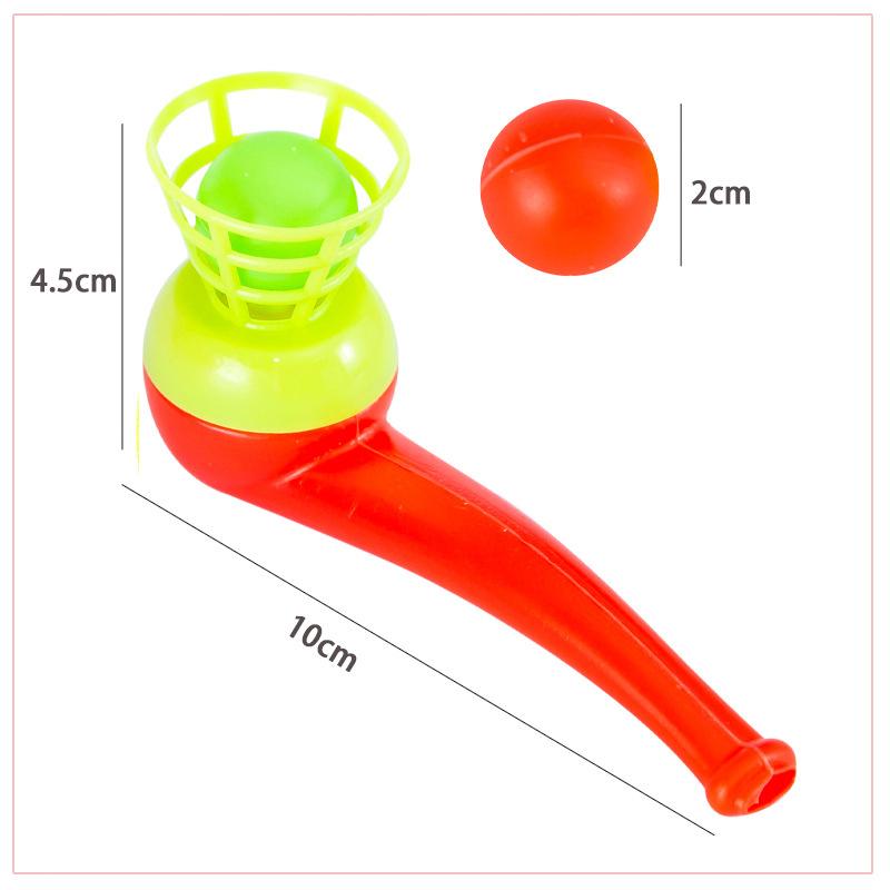 3pcs Plastic Pipe Blowing Ball Kids Toys Outdoor Games Balance Training Educational Toys Learning Toys For Children Funny Gifts