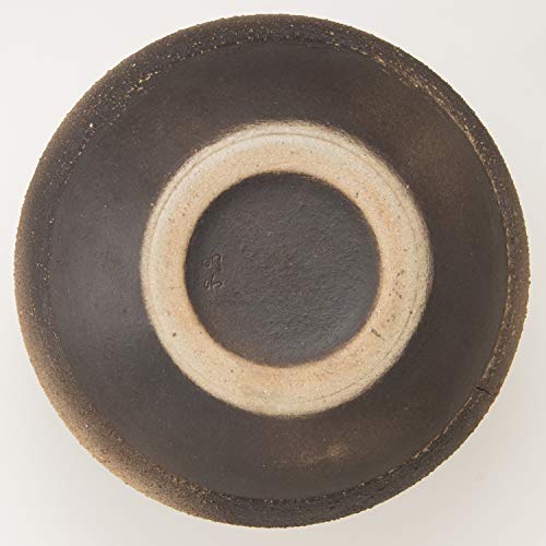 Marui Seito Shigaraki Ware Hechimon Flower Vase, Large, Black and White, Stone Hazel Gold Flowers, Ceramic, MR-1-2541