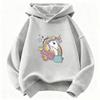 Fashion Rainbow Unicorn Hoodie Kids Children's Sweatshirt Cute 90s Hoody for Boys Girls Autumn Winter Casual Hoodies Pullover