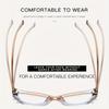 1Pcs New Ultra-Light Color-Changing Anti-Blue Light Glasses High-End Pc Cat Eye Glasses Frame Men And Women Fashion Glasses