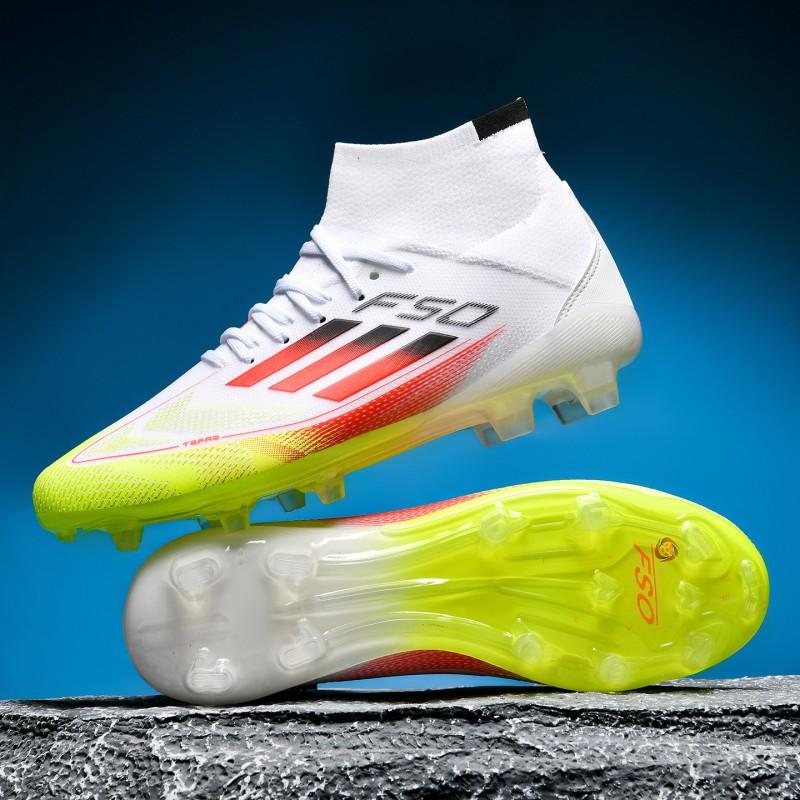 Herren Damen High Top Fußballschuhe Kunstrasen Hallentraining Fußballschuhe Größe 35-45