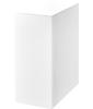 Yamazaki Industries Aquarium Side Storage Box White Tower with Cable Box 1891 (Yamazaki) [Finished Product] W16×D30×H36cm Lid, Two-Layer