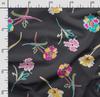 Soimoi Floral Print,  Cotton Cambric, Quilting Fabric Sold by The Yard 42 Inch Wide, Medium Weight Cotton Fabric, Sewing  Supplies,Blue &