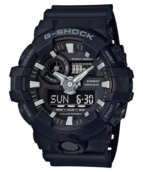 Casio Men s Resin 200M Water Resistant Analog Shock Resistant Quartz Watch GA-700-1B