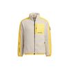 X National Geographic Dicke Outdoor-Sportjacke mit Colorblock-Fleece-Innenfutter Herren Jacken Off-White IL8985