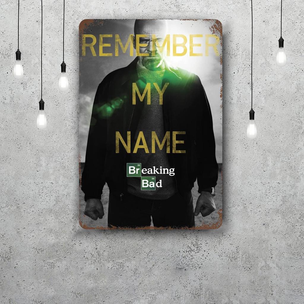 Breaking Bad Metal Signs Wall Decor Vintage Tin Signs Captain Metal Poster Decor for Bar Pub Club Wall Decoration