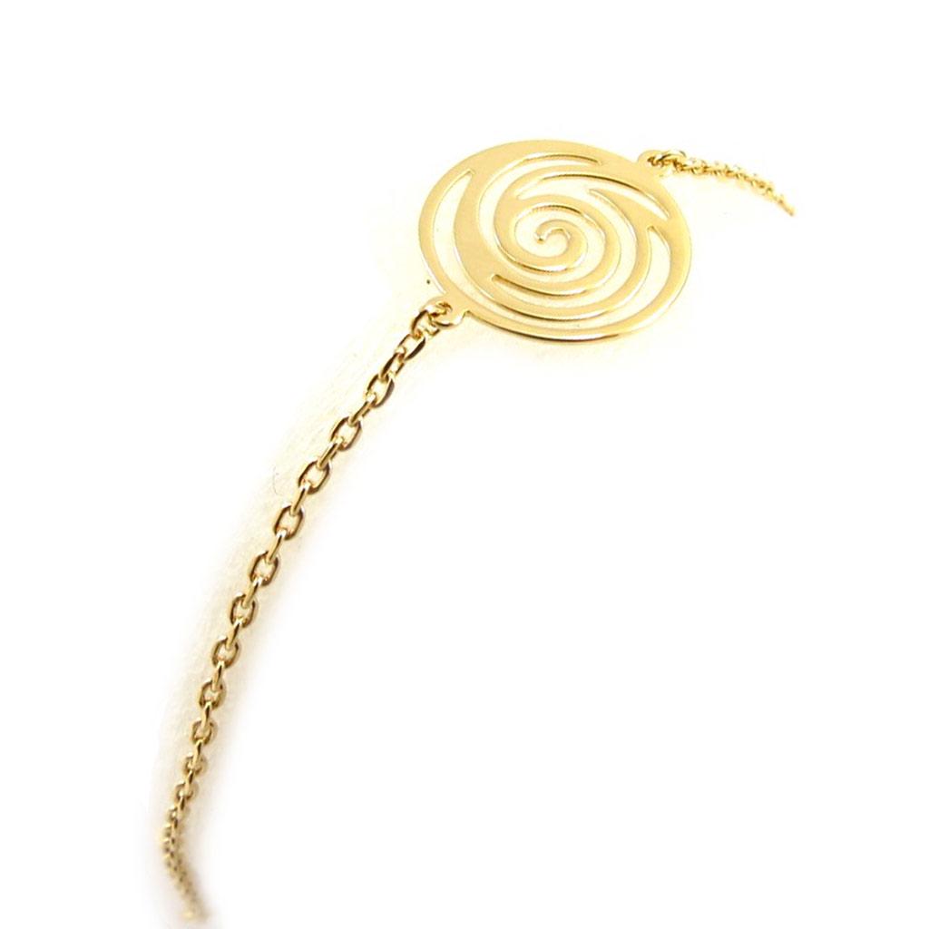 Les Trésors De Lily [K7358] - Gold Plated Bracelet 'Choreography'